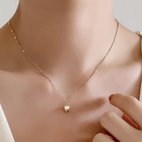 3/25  Heart Pendant Necklace - Picture 1 of 6